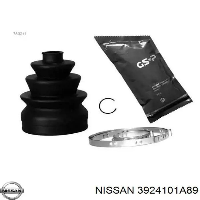 Пыльник ШРУСа передней полуоси внутренний правый 3924101A89 Nissan/Infiniti