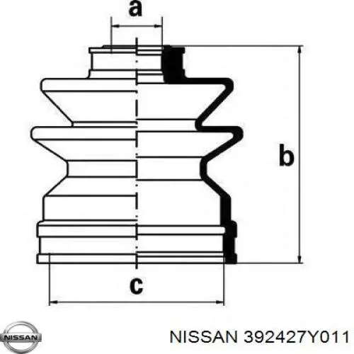 392427Y011 Nissan 