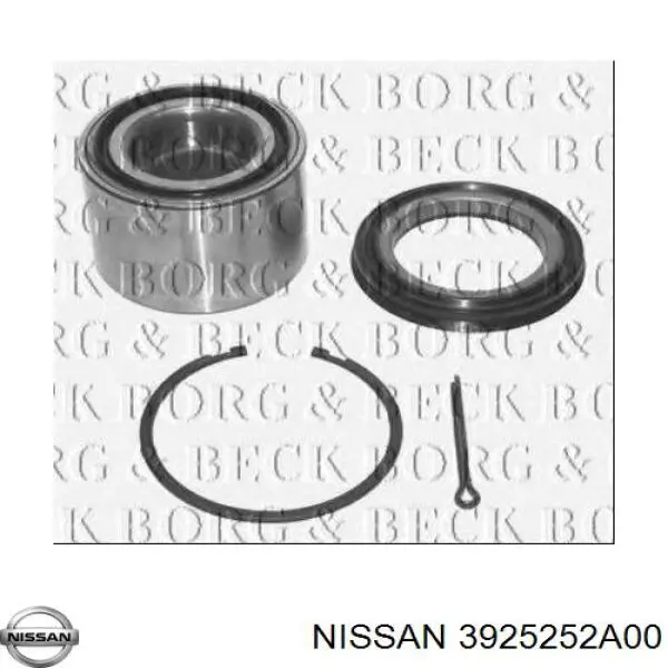Комплект подшипника ступицы колеса Nissan/Infiniti 4021061A05 цена, от 15.72 USD