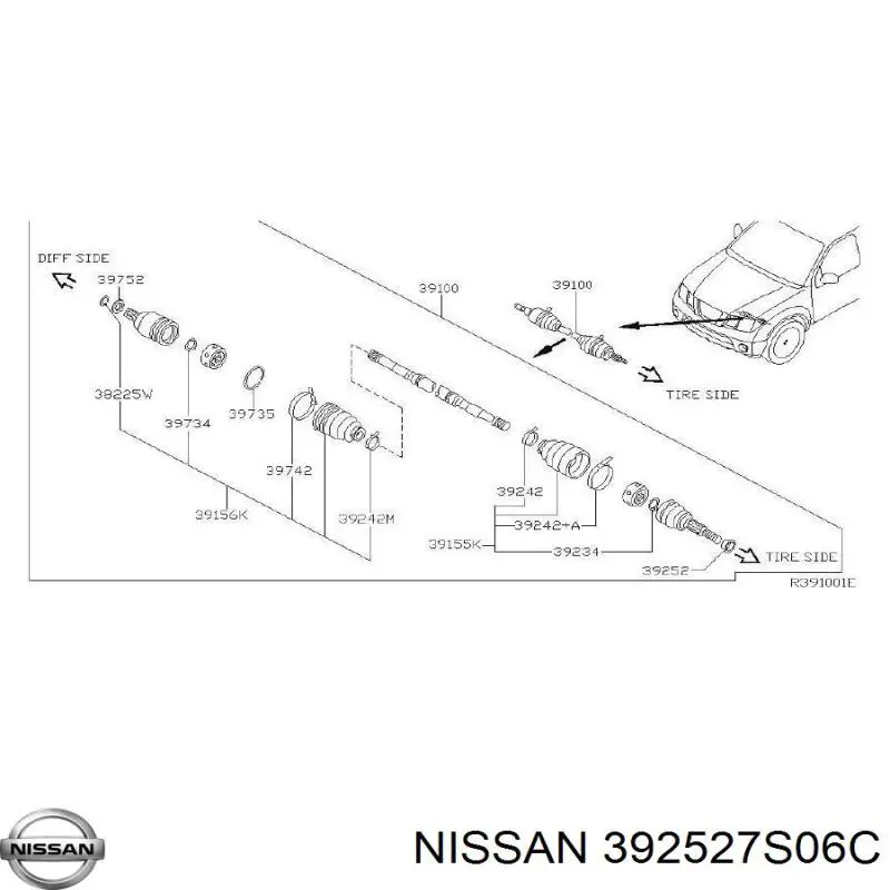 392527S06C Nissan/Infiniti 