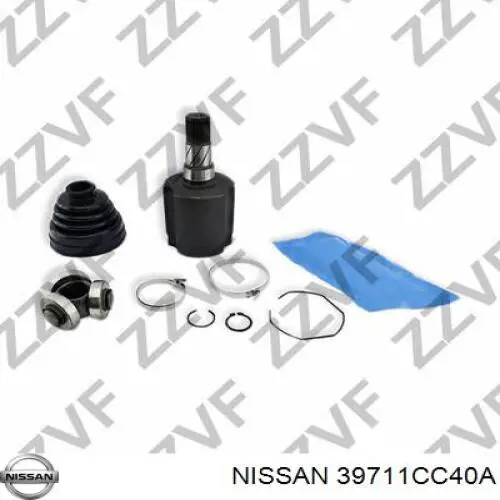 ШРУС внутренний передний левый Nissan 39711CC40A