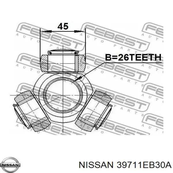 ШРУС внутренний 39711EB30A Nissan/Infiniti