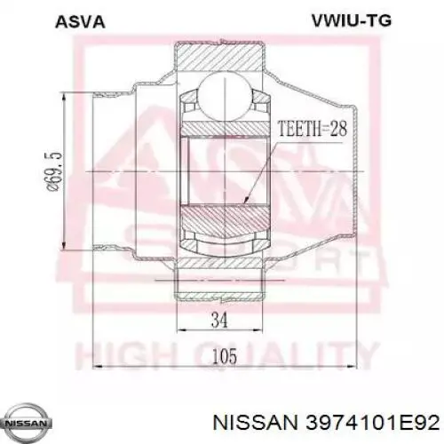  3974101E92 Nissan