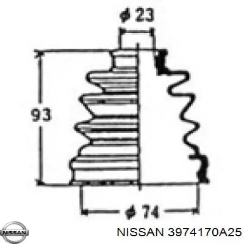 Пыльник ШРУСа внутренний 0026198 GKN-Spidan