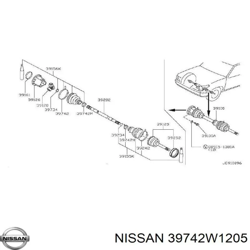 39742W1205 Nissan/Infiniti 