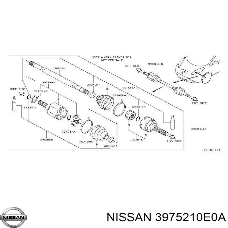 3975210E0A Nissan/Infiniti 