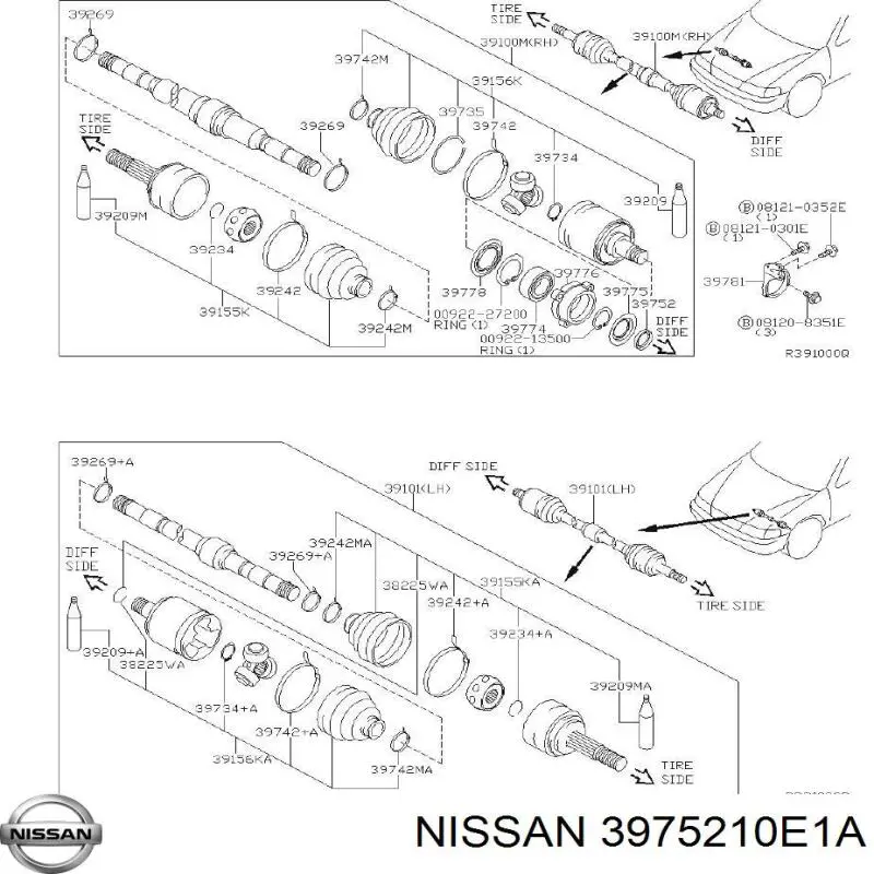 3975210E1A Nissan/Infiniti 