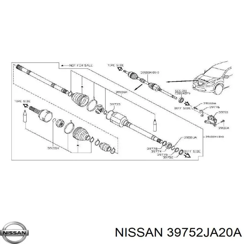 39752JA20A Nissan/Infiniti 