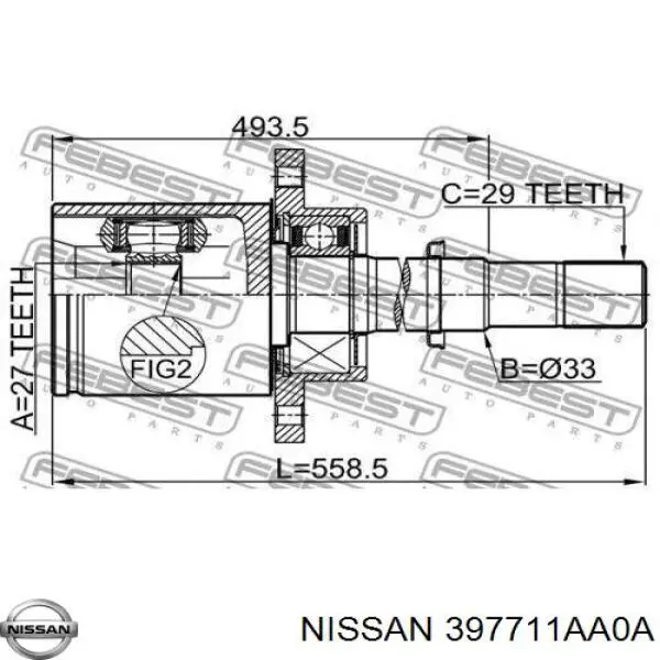 397711AA0A Nissan/Infiniti
