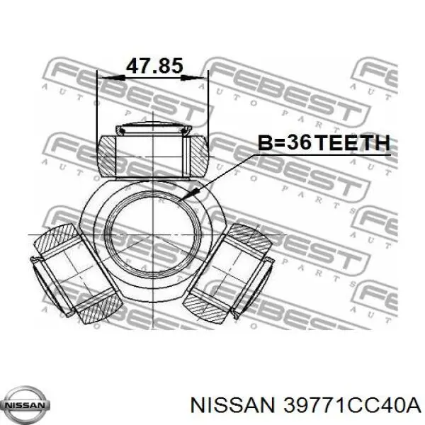 Шрус внутренний правый на Nissan Murano Z50