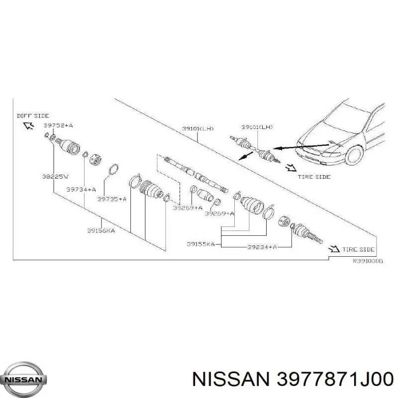  3977871J00 Nissan