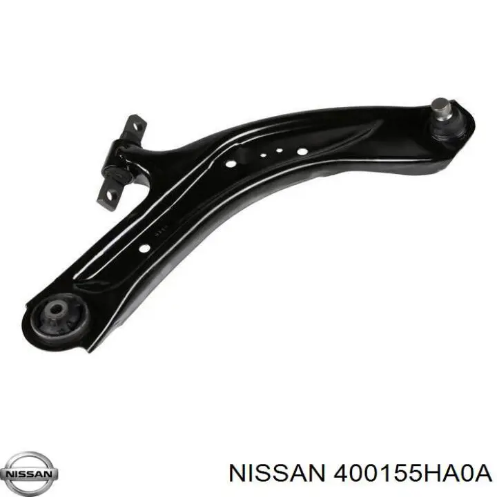 Цапфа (поворотный кулак) передний левый 400155HA0A Nissan