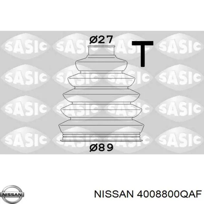 Чехол шруса Nissan/Infiniti 4008800QAF цена, от 10.67 USD