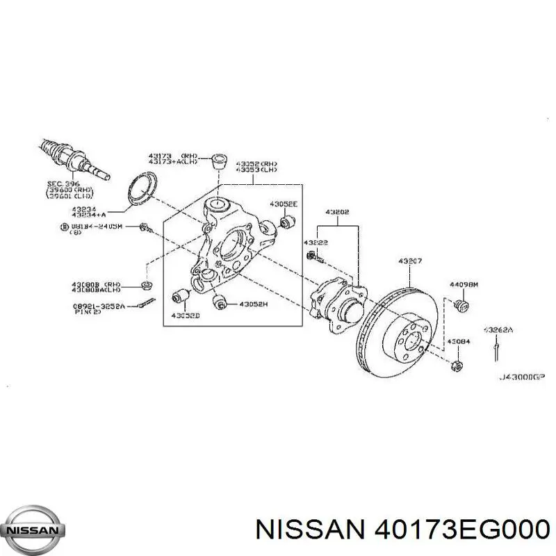  40173EG000 Nissan