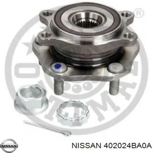 Cubo de rueda delantero 402024BA0A Nissan