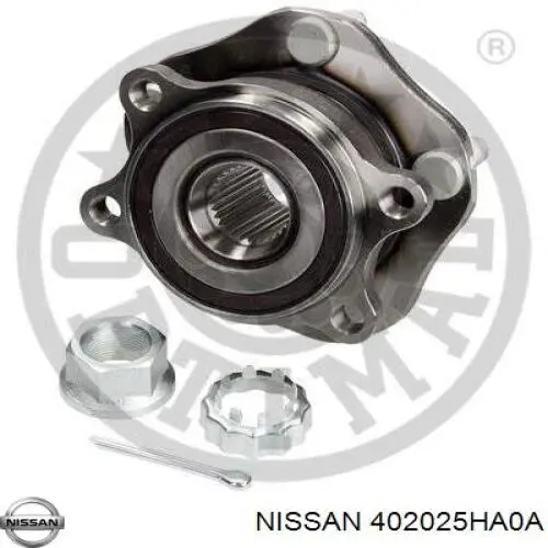 Cubo de rueda delantero 402025HA0A Nissan