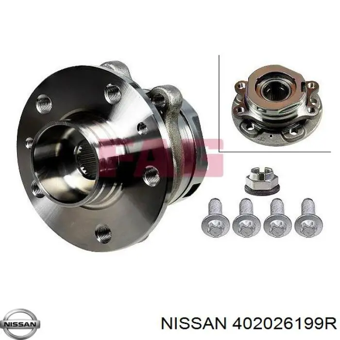 Ступица передняя 402026199R Nissan