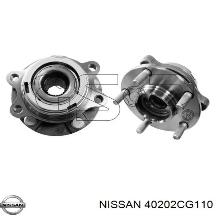 Ступицы передних колес Nissan/Infiniti 40202CG110 цена, от 75.08 USD