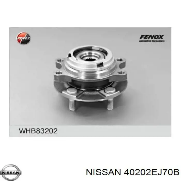Передняя ступица 40202EJ70B Nissan/Infiniti