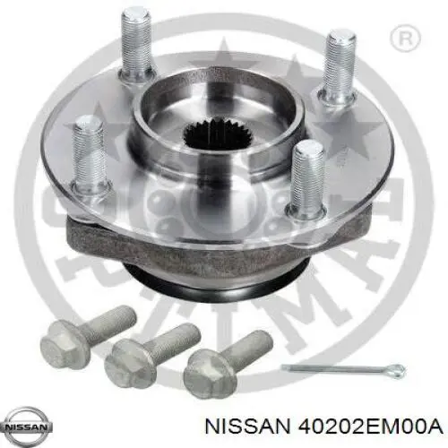 Ступицы передних колес Nissan/Infiniti 40202EM00A цена, от 42.33 USD