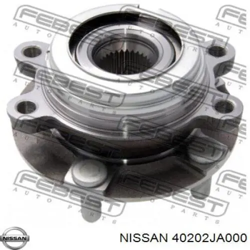 Купить 40202JA000 Nissan/Infiniti Ступица переднего колеса