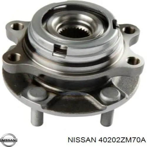 Ступица передняя 40202ZM70A Nissan