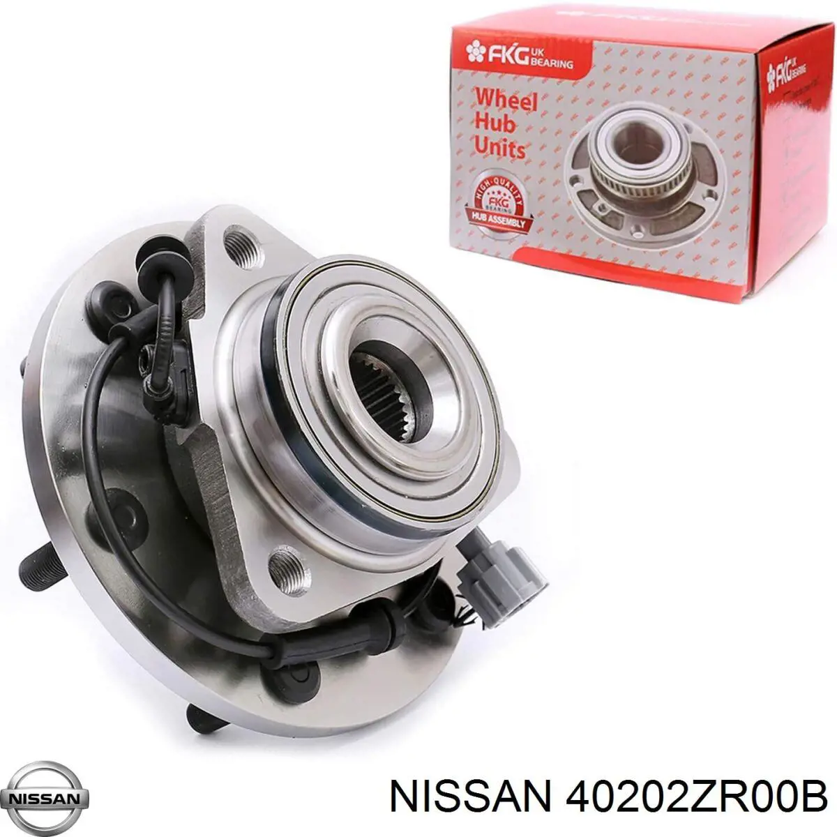 Ступица передняя 40202ZR00B Nissan