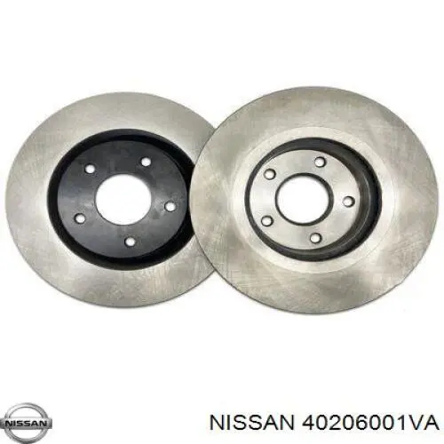 Передние тормозные диски 40206001VA Nissan/Infiniti