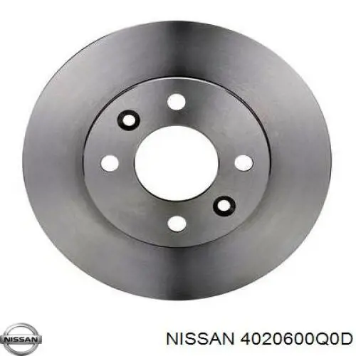 4020600Q0D Nissan диск тормозной передний