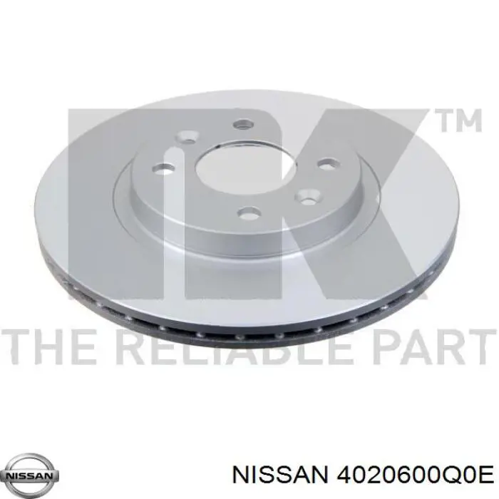 Купить 4020600Q0E Nissan/Infiniti Ротор тормозной
