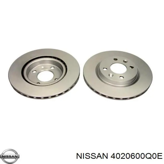 4020600Q0E Nissan диск тормозной передний