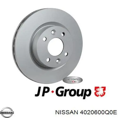 Тормоз дисковый передний Nissan/Infiniti 4020600Q0E цена, от 28.83 USD