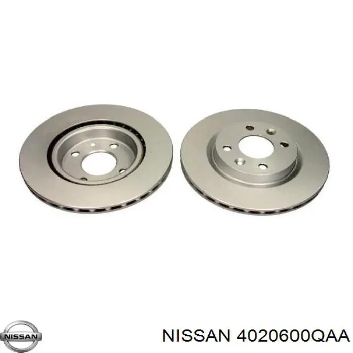 Передние тормозные диски 4020600QAA Nissan/Infiniti