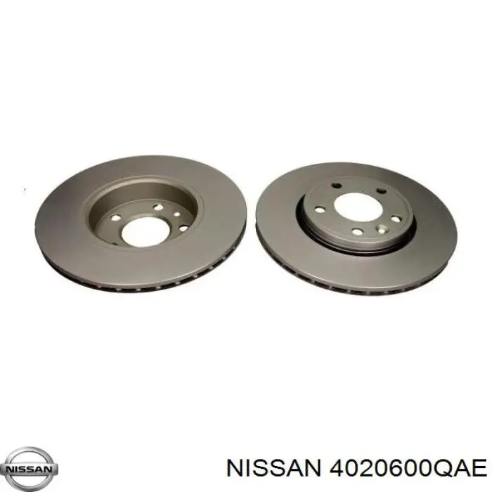 4020600QAE Nissan диск тормозной передний