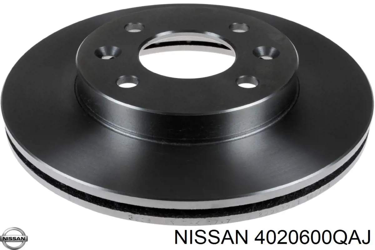 Передние тормозные диски 4020600QAJ Nissan