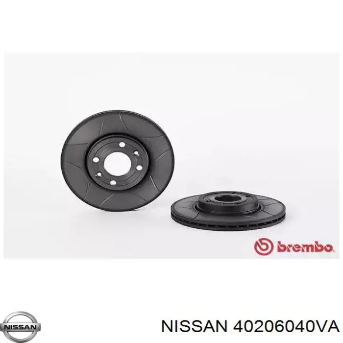 Передние тормозные диски 40206040VA Nissan/Infiniti