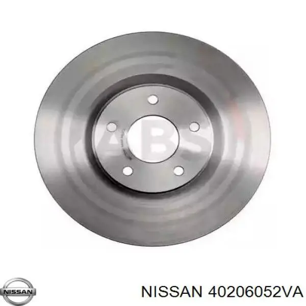 Передние тормозные диски 40206052VA Nissan