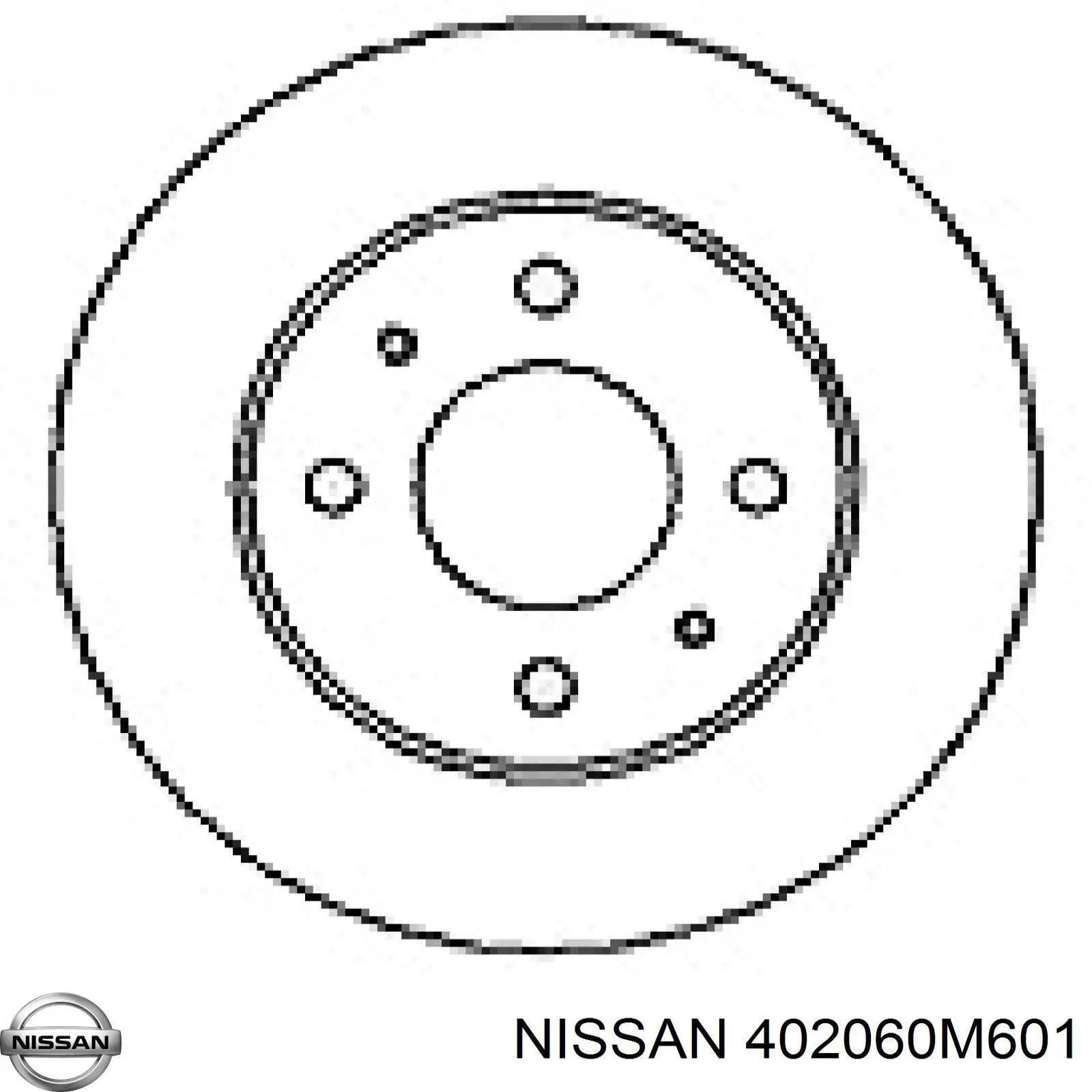 Передний тормозной диск Nissan/Infiniti 402060M601