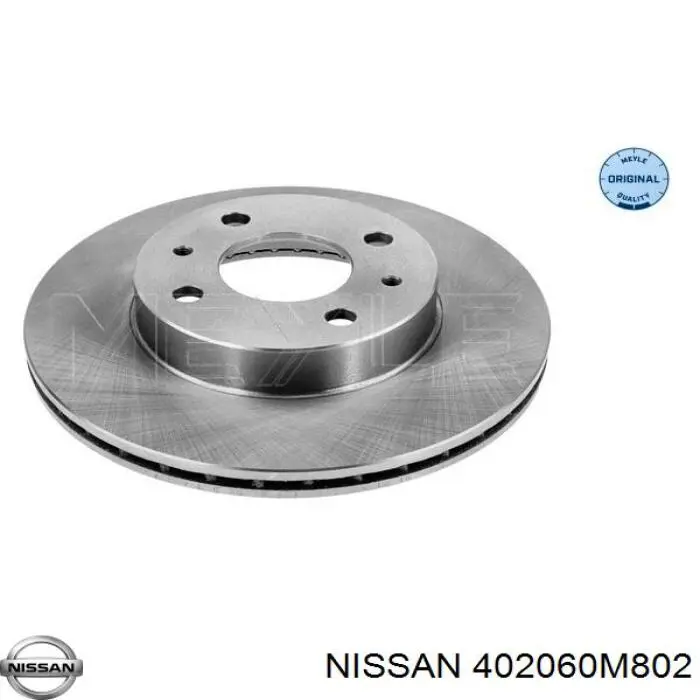 Передние тормозные диски 402060M802 Nissan