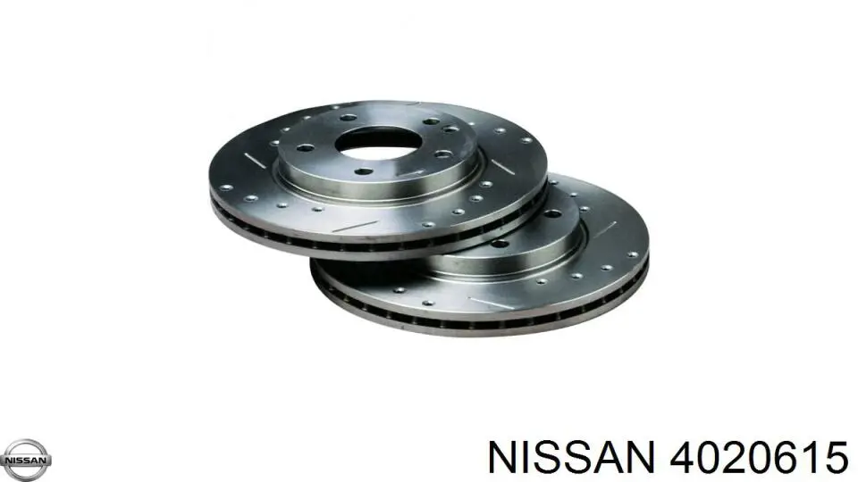 Передние тормозные диски 4020615 Nissan