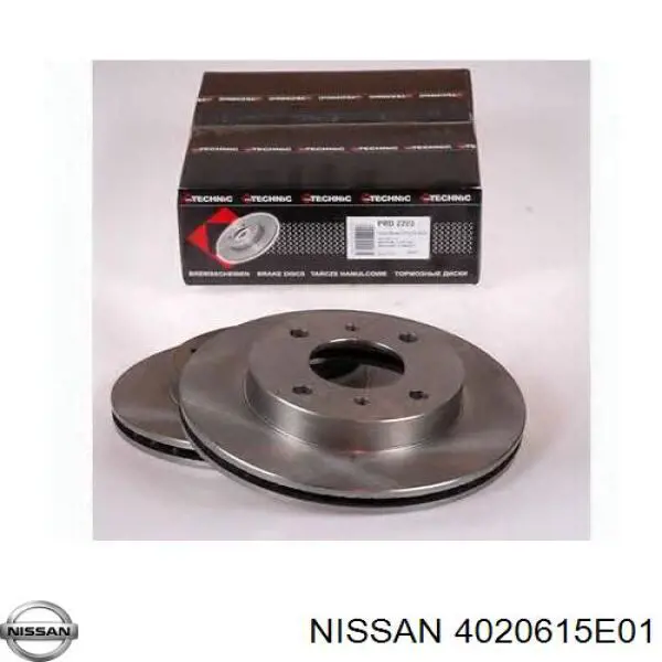 4020615E01 Nissan/Infiniti Диск тормозной передний