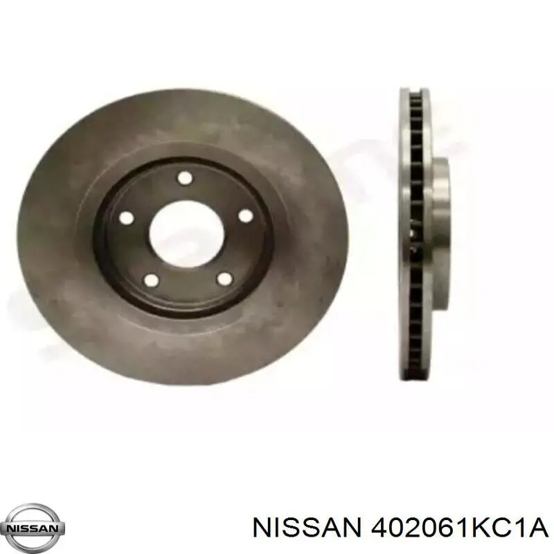 402061KC1A Nissan диск тормозной передний