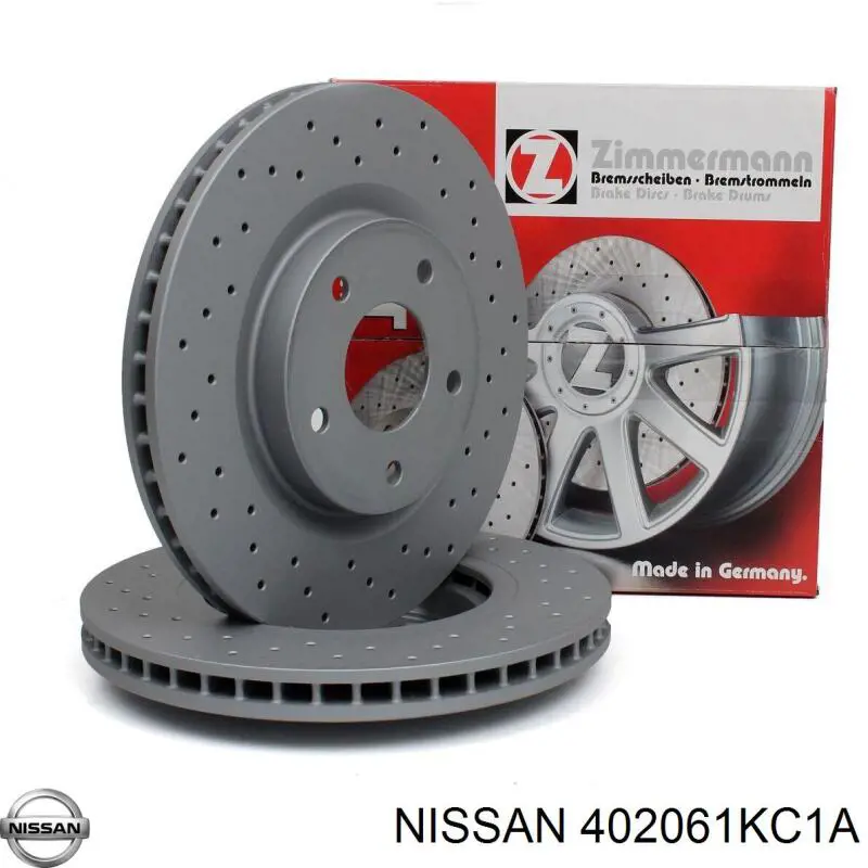 Передние тормозные диски 402061KC1A Nissan/Infiniti