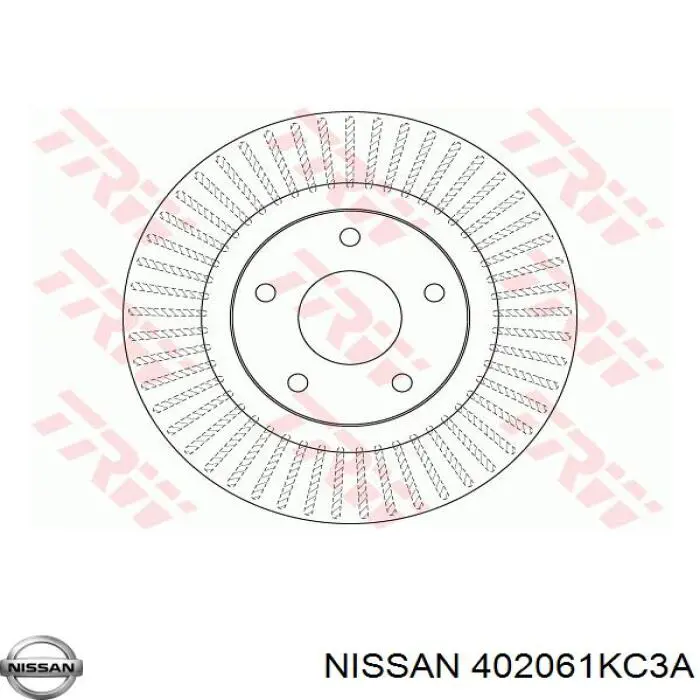 402061KC3A Nissan/Infiniti Диск тормозной передний