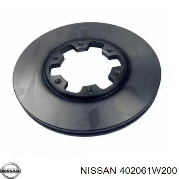 Передние тормозные диски 402061W200 Nissan