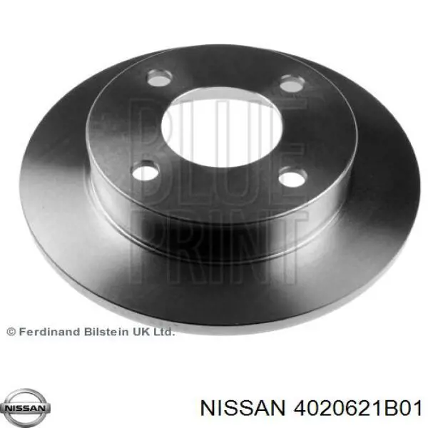 Передние тормозные диски 4020621B01 Nissan