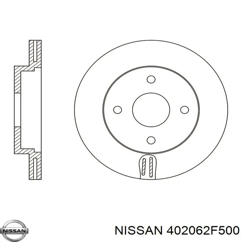 Купить 402062F500 Nissan/Infiniti Ротор тормозной