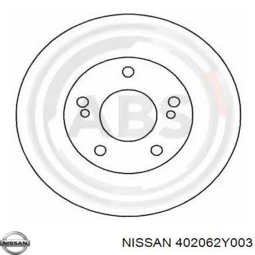 402062Y003 Nissan/Infiniti Диск тормозной передний