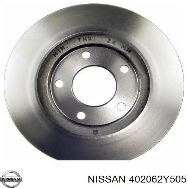 Передние тормозные диски 402062Y505 Nissan