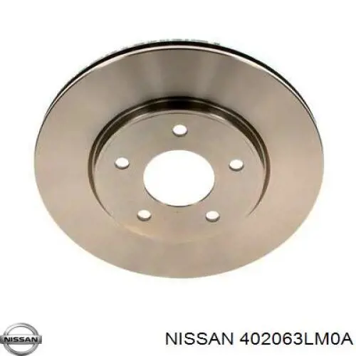 402063LM0A Nissan передние тормозные диски